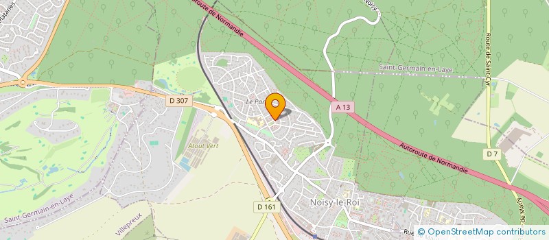 localisation de l'entreprise MADAME VALERIE LEMAIRE  NOISY-LE-ROI