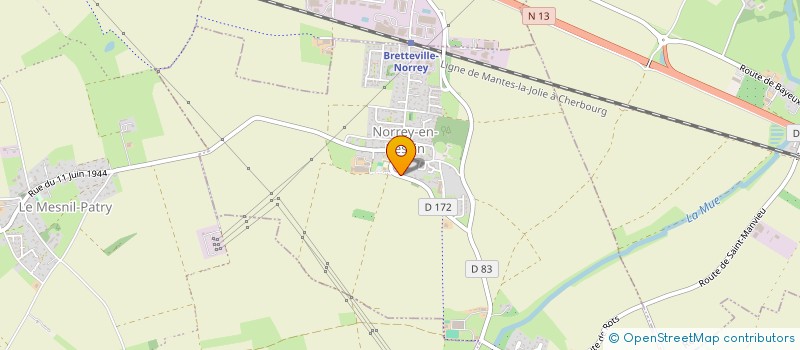 localisation de l'entreprise MADAME VALERIE LEMAITRE  SAINT-MANVIEU-NORREY