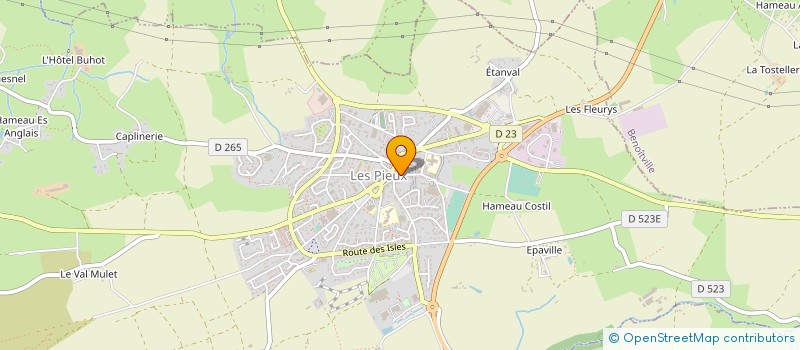 localisation de l'entreprise MADAME VALERIE LEMIERE  LES PIEUX