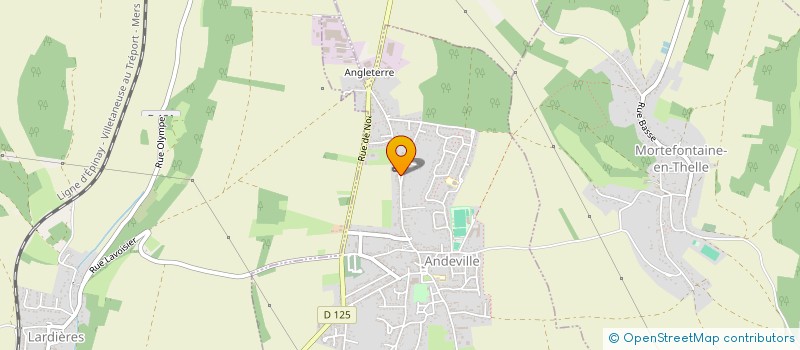 localisation de l'entreprise MADAME VALERIE LEMONNIER  ANDEVILLE