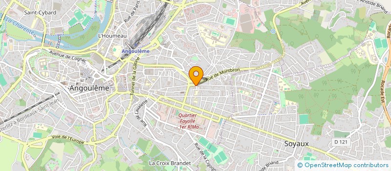 localisation de l'entreprise MADAME VALERIE LENEE à ANGOULEME