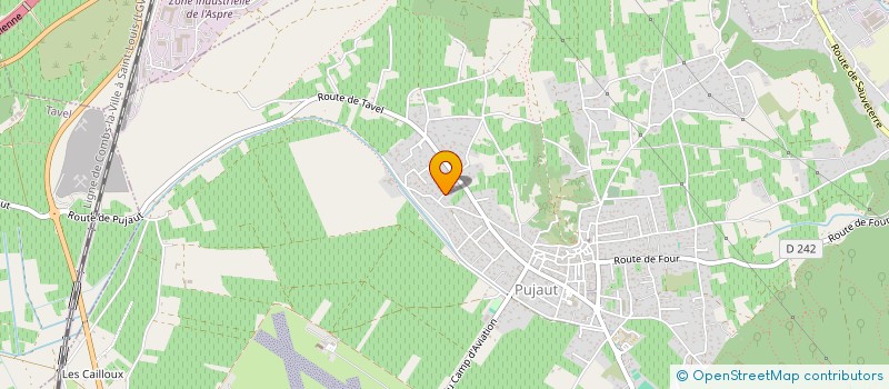 localisation de l'entreprise MADAME VALERIE LENOBLE  PUJAUT