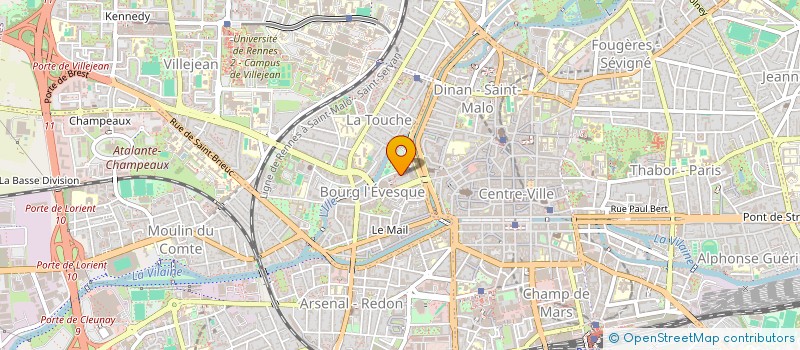 localisation de l'entreprise MADAME VALERIE LEON  RENNES