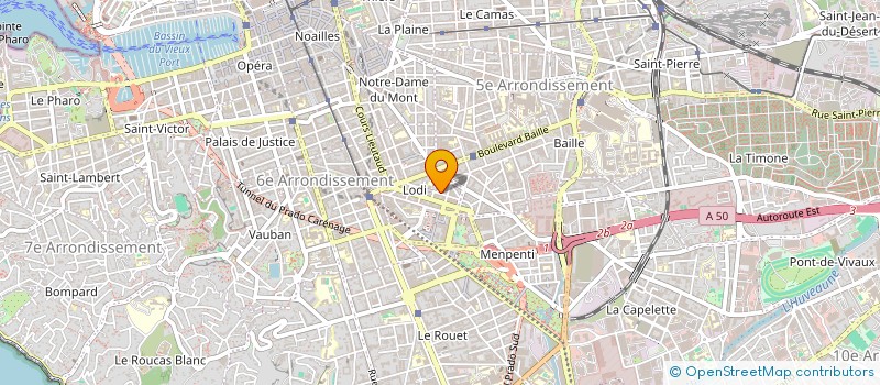 localisation de l'entreprise MADAME VALERIE LEONART à MARSEILLE