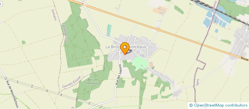 localisation de l'entreprise MADAME VALERIE LEPAPE  LA BROSSE-MONTCEAUX