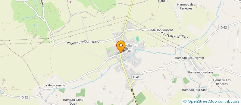 localisation de l'entreprise MADAME VALERIE LEPIGEON  RAUVILLE-LA-BIGOT