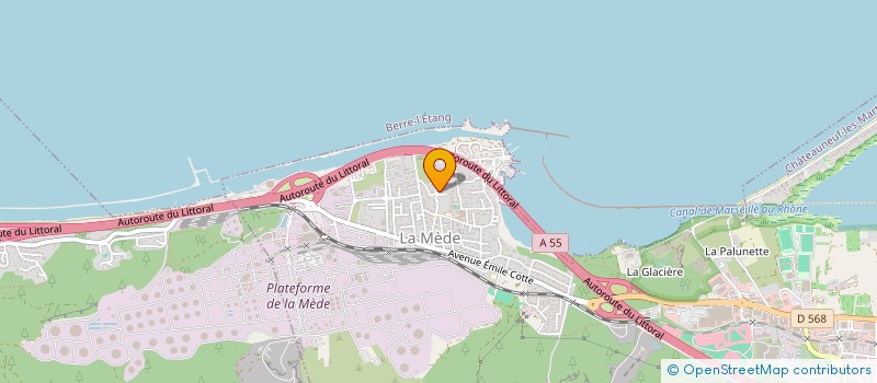 localisation de l'entreprise MADAME VALERIE LEPONCE  CHATEAUNEUF-LES-MARTIGUES