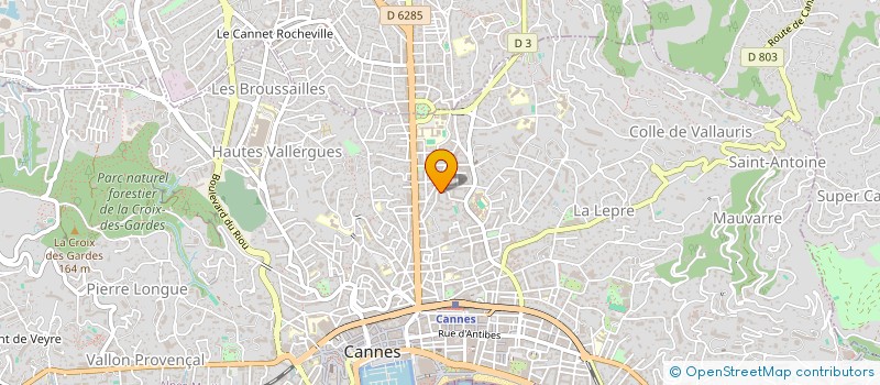 localisation de l'entreprise MADAME VALERIE LERNER à CANNES