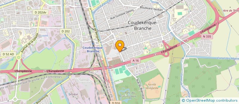 localisation de l'entreprise MADAME VALERIE LEROY  COUDEKERQUE-BRANCHE