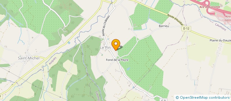 localisation de l'entreprise MADAME VALERIE LESTRADE à LE PIN