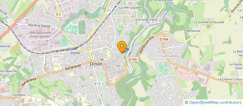 localisation de l'entreprise MADAME VALERIE LETOURNEAU à DINAN