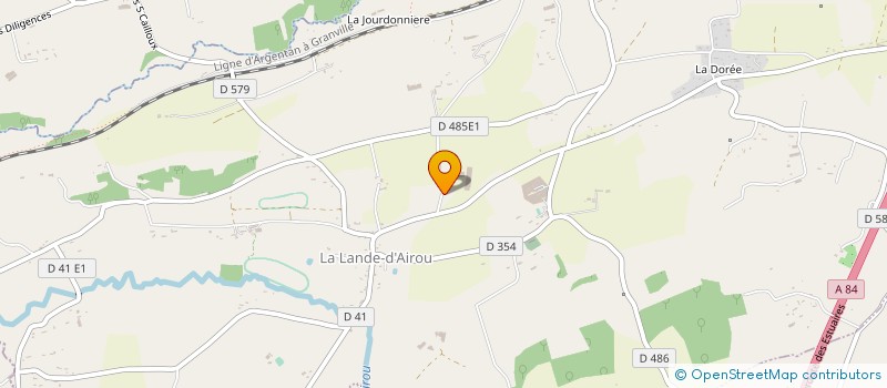 localisation de l'entreprise MADAME VALERIE LEVALLOIS  LA LANDE-D'AIROU