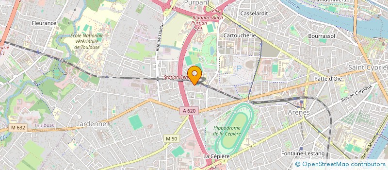 localisation de l'entreprise MADAME VALERIE LEVEQUE à TOULOUSE