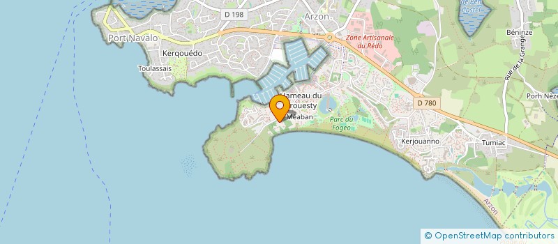 localisation de l'entreprise MADAME VALERIE LEVESQUE  ARZON