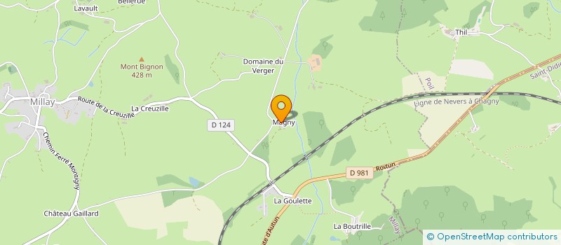 localisation de l'entreprise MADAME VALERIE LIFFORT DE BUFFEVENT  MILLAY