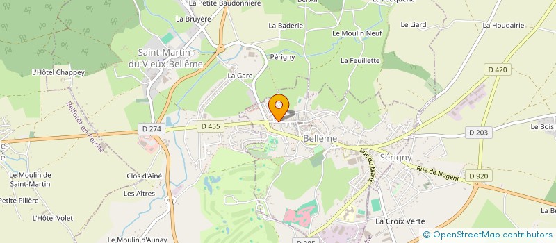 localisation de l'entreprise MADAME VALERIE LIGET à BELLEME