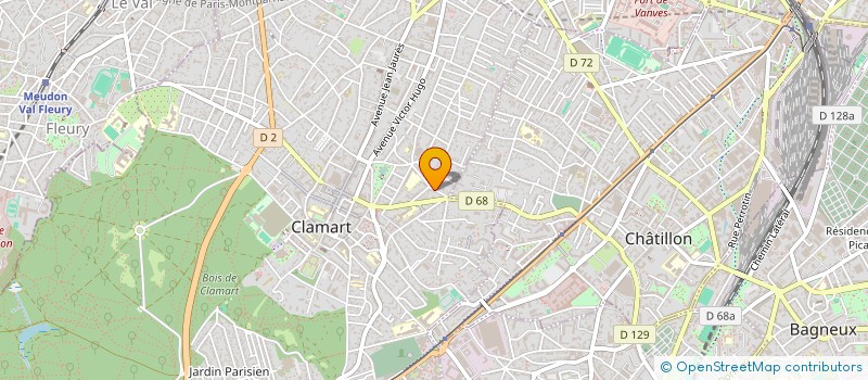 localisation de l'entreprise MADAME VALERIE LILETTE à CLAMART