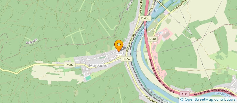 localisation de l'entreprise MADAME VALERIE LILIANE GREFF  MARBACHE