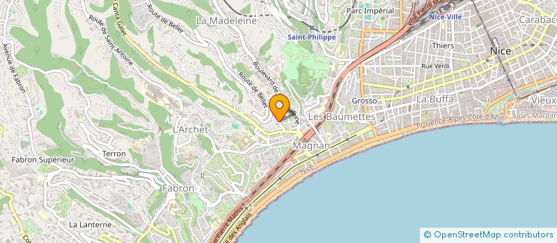 localisation de l'entreprise MADAME VALERIE LINAIS  NICE