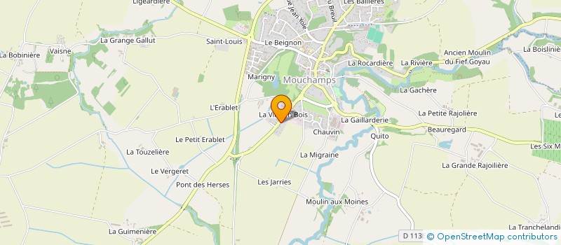 localisation de l'entreprise MADAME VALERIE LINARES  MOUCHAMPS