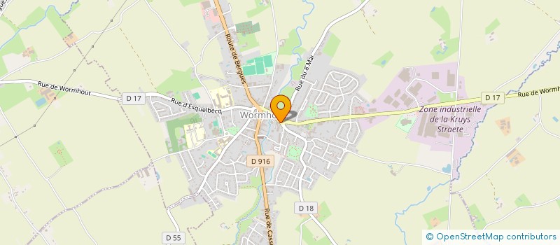 localisation de l'entreprise MADAME VALERIE LIPS  WORMHOUT