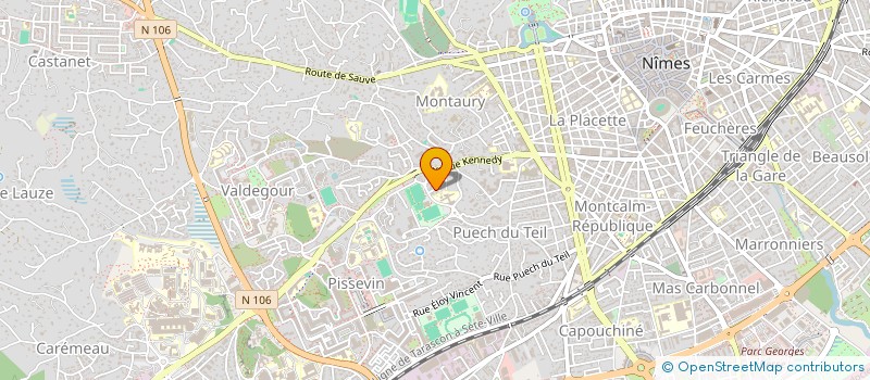 localisation de l'entreprise MADAME VALERIE LLINARES  NIMES