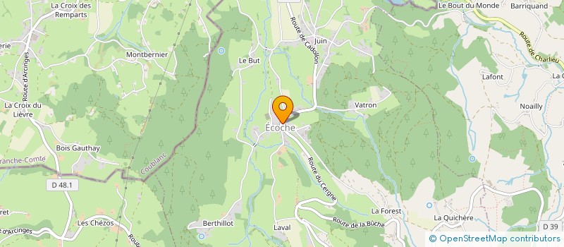 localisation de l'entreprise MADAME VALERIE LLORIA  ECOCHE