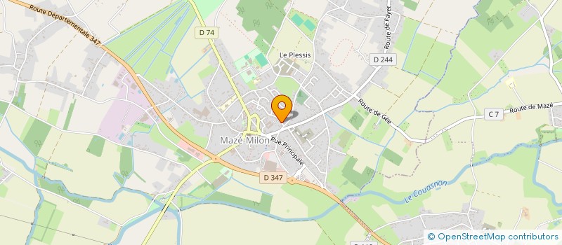 localisation de l'entreprise MADAME VALERIE LOISON  LOIRE-AUTHION