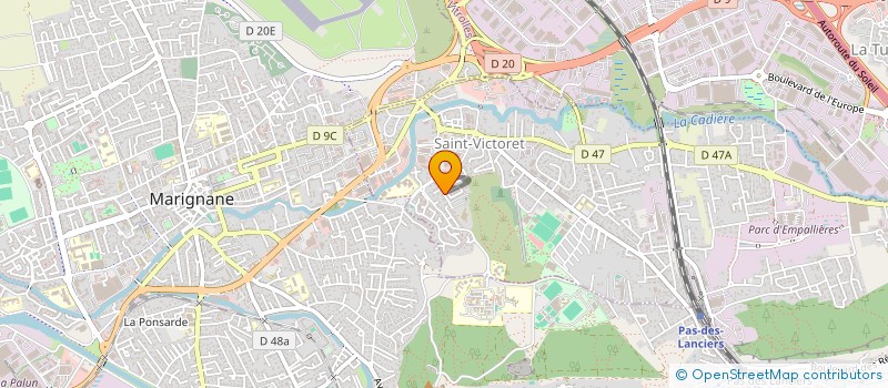 localisation de l'entreprise MADAME VALERIE LOMBARDO  SAINT-VICTORET