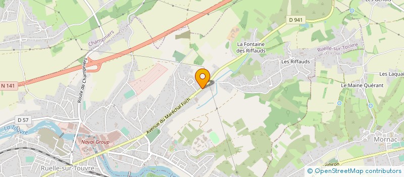 localisation de l'entreprise MADAME VALERIE LOPEZ  RUELLE-SUR-TOUVRE