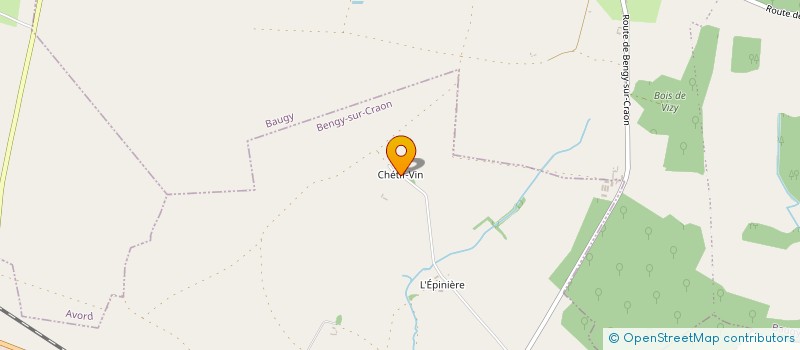 localisation de l'entreprise MADAME VALERIE LORAND  BENGY-SUR-CRAON