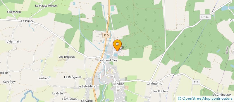 localisation de l'entreprise MADAME VALERIE LORINQUER à MOLAC