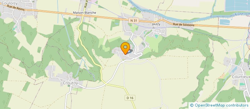 localisation de l'entreprise MADAME VALERIE LOUBES  JAULZY