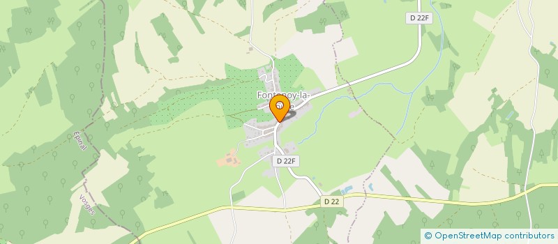 localisation de l'entreprise MADAME VALERIE LOUIS  FONTENOY-LA-JOUTE