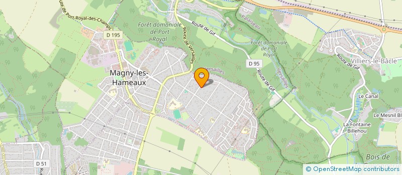 localisation de l'entreprise MADAME VALERIE LOURME  MAGNY-LES-HAMEAUX