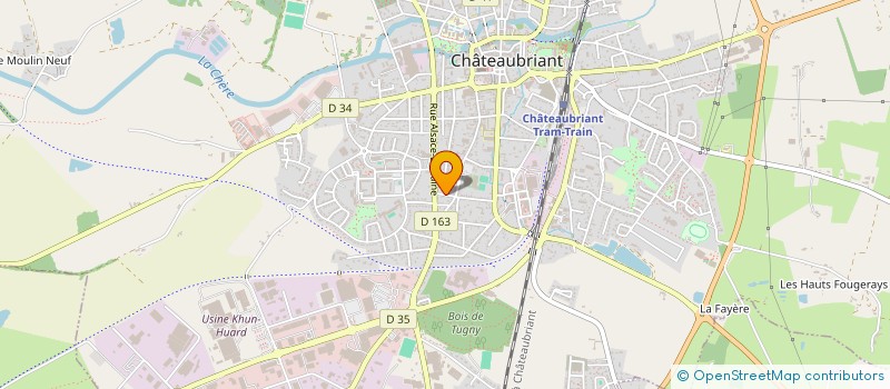 localisation de l'entreprise MADAME VALERIE LOUVEL  CHATEAUBRIANT