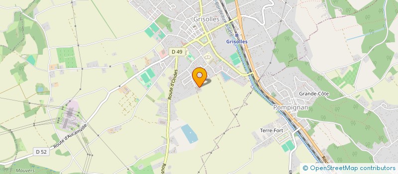 localisation de l'entreprise MADAME VALERIE LUC  GRISOLLES