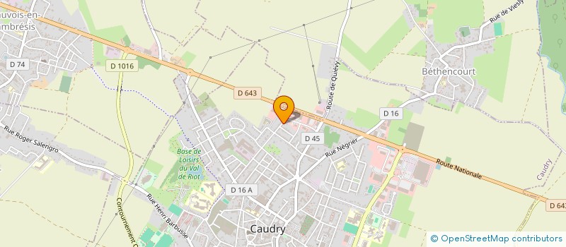 localisation de l'entreprise MADAME VALERIE LUTICK  CAUDRY