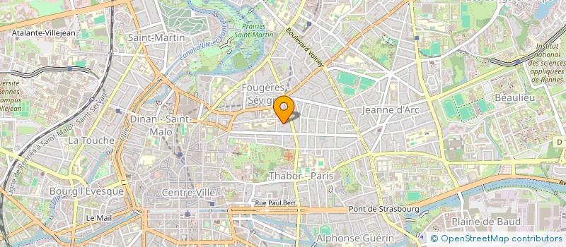 localisation de l'entreprise MADAME VALERIE MACHARD  RENNES