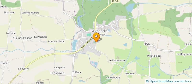 localisation de l'entreprise MADAME VALERIE MAERTEN  LA CHAPELLE-BOUEXIC