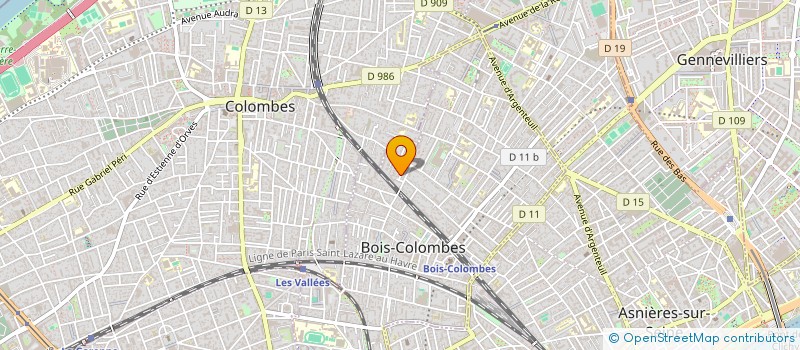localisation de l'entreprise MADAME VALERIE MAESTRACCI à BOIS-COLOMBES