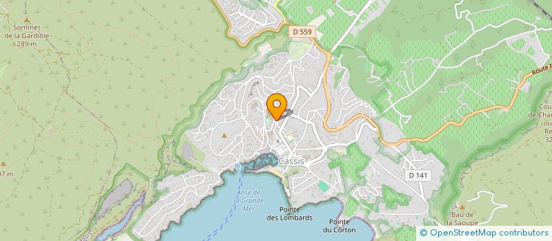 localisation de l'entreprise MADAME VALERIE MAGERE  CASSIS