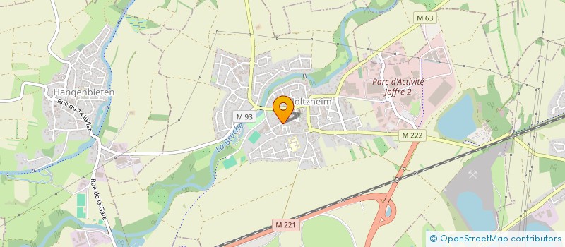 localisation de l'entreprise MADAME VALERIE MAHLER  HOLTZHEIM