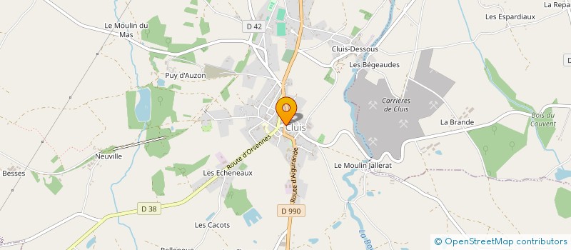 localisation de l'entreprise MADAME VALERIE MAILLY à CLUIS
