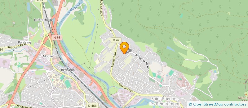 localisation de l'entreprise MADAME VALERIE MAIRE  SAINT-ETIENNE-LES-REMIREMONT