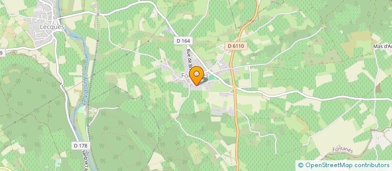 localisation de l'entreprise MADAME VALERIE MALAVAL  LECQUES