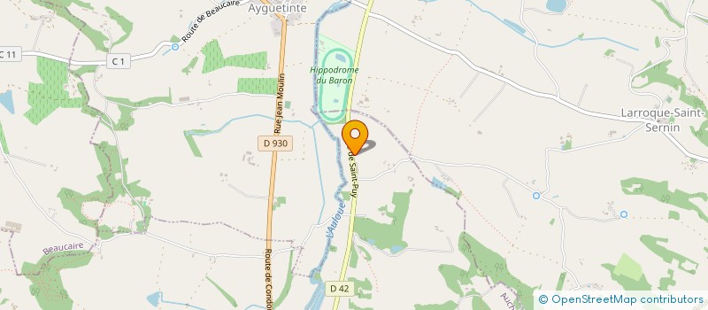 localisation de l'entreprise MADAME VALERIE MALEC  CASTERA-VERDUZAN