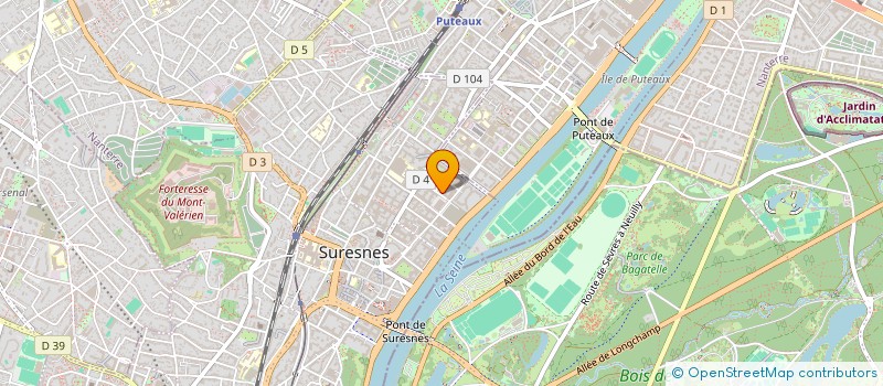 localisation de l'entreprise MADAME VALERIE MALEK à SURESNES