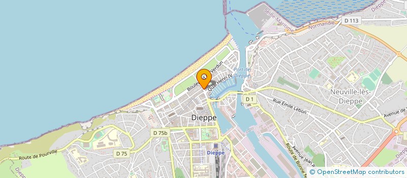 localisation de l'entreprise MADAME VALERIE MALEZIEUX à DIEPPE