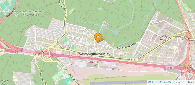 localisation de l'entreprise MADAME VALERIE MALLET à VELIZY-VILLACOUBLAY